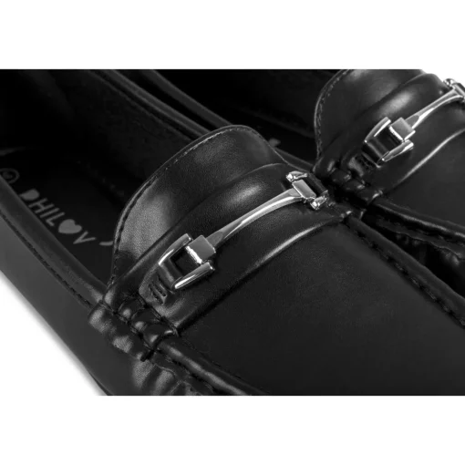Mocassins ZWART