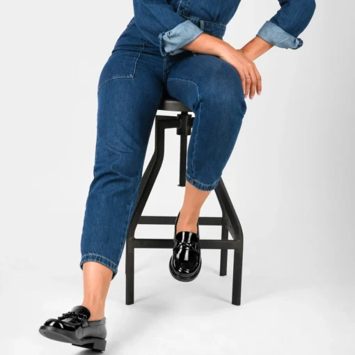 Mocassins ZWART