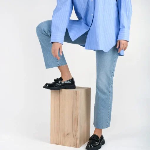 Mocassins ZWART