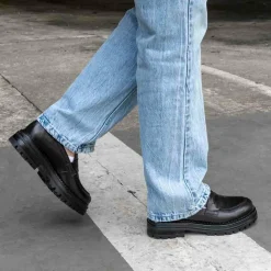 Mocassins ZWART
