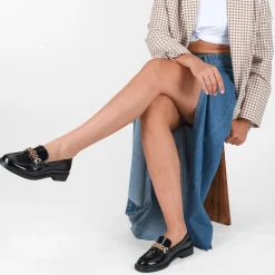 Mocassins ZWART