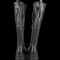 Overknees ZWART MERRY SCOTT