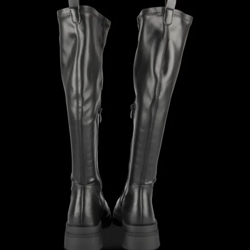 Overknees ZWART MERRY SCOTT