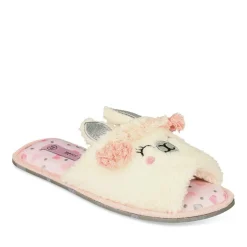 Pantoffels eenhoorn WIT MERRY SCOTT