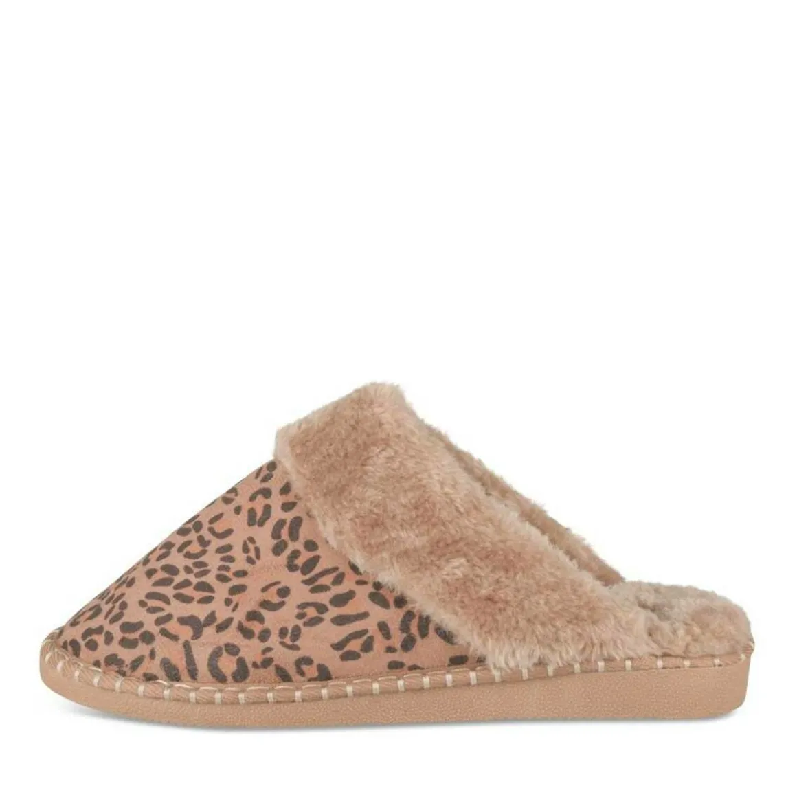 Pantoffels KASTANJEBRUIN