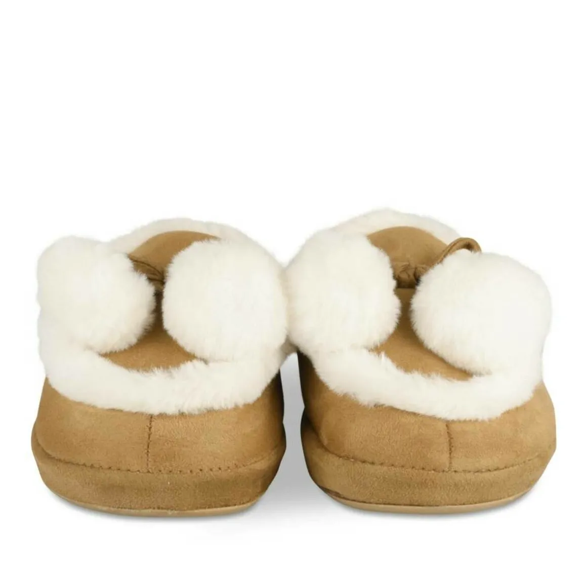 Pantoffels KASTANJEBRUIN