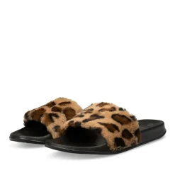 Pantoffels KASTANJEBRUIN