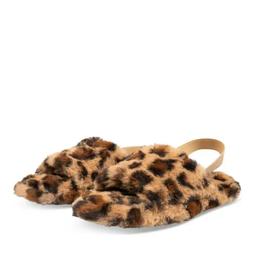 Pantoffels KASTANJEBRUIN