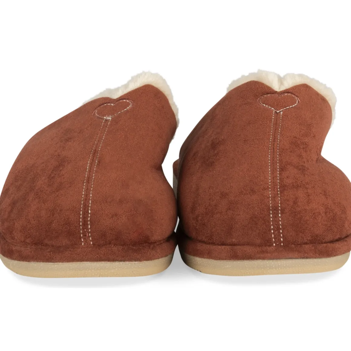 Pantoffels KASTANJEBRUIN