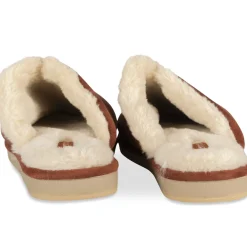 Pantoffels KASTANJEBRUIN