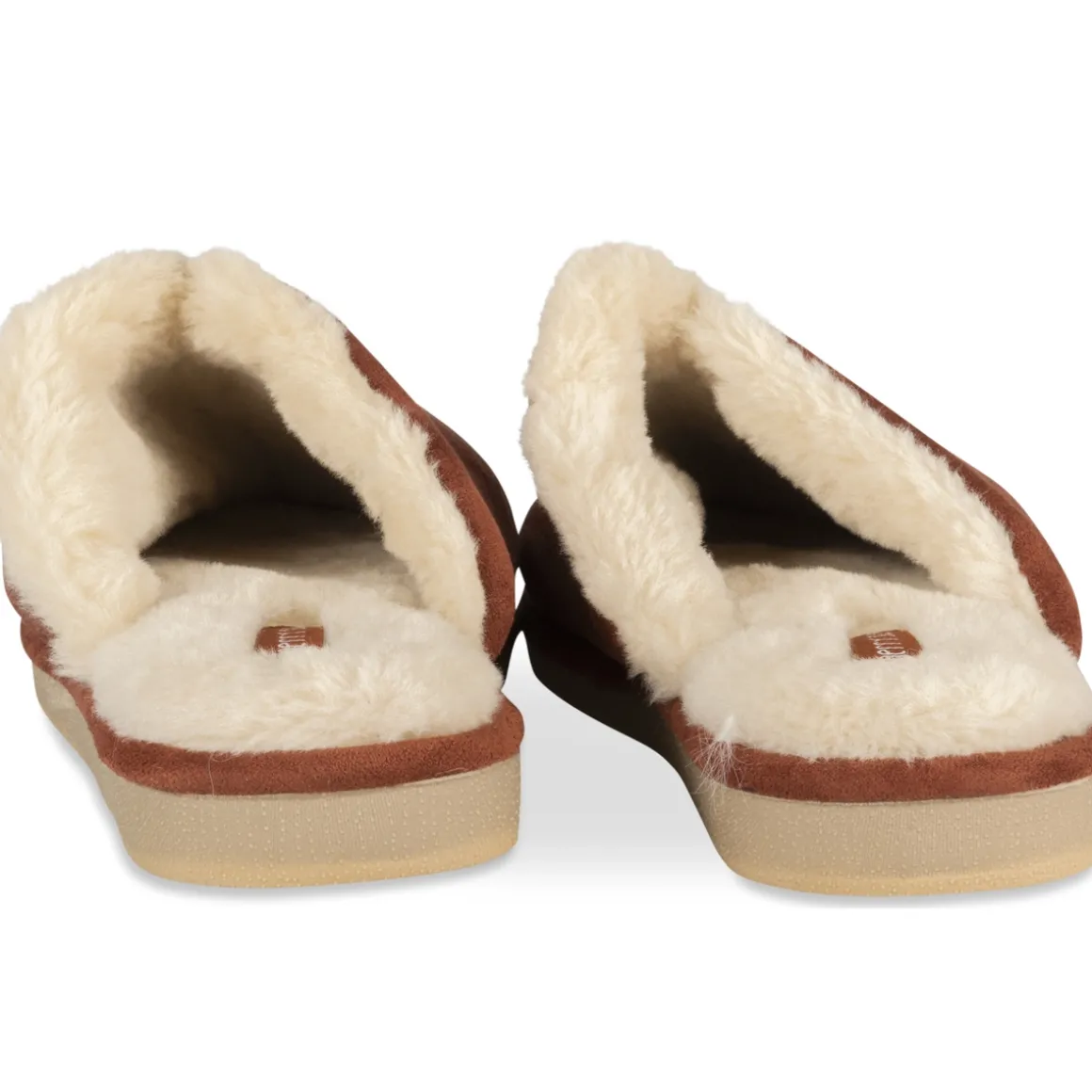 Pantoffels KASTANJEBRUIN