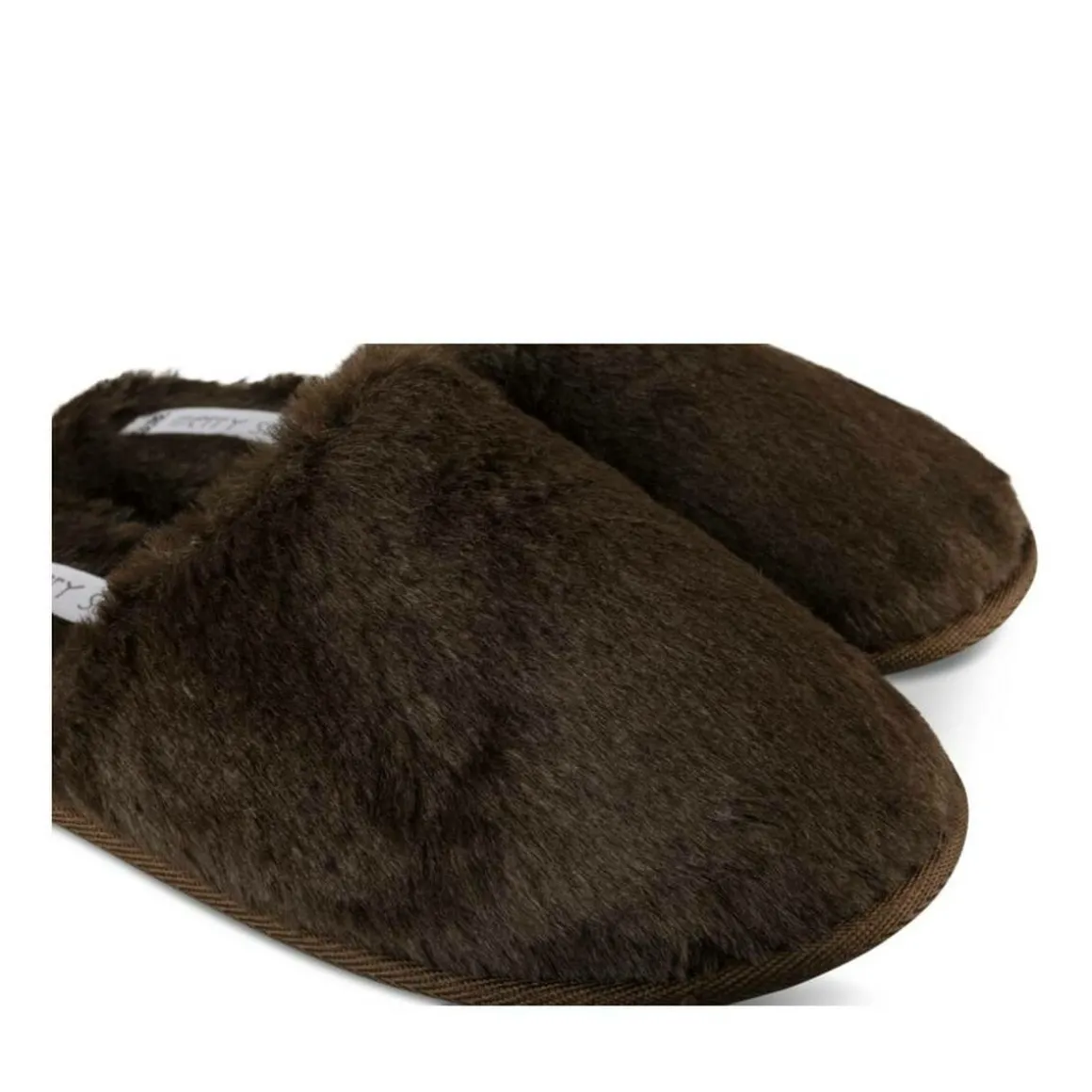 Pantoffels KASTANJEBRUIN