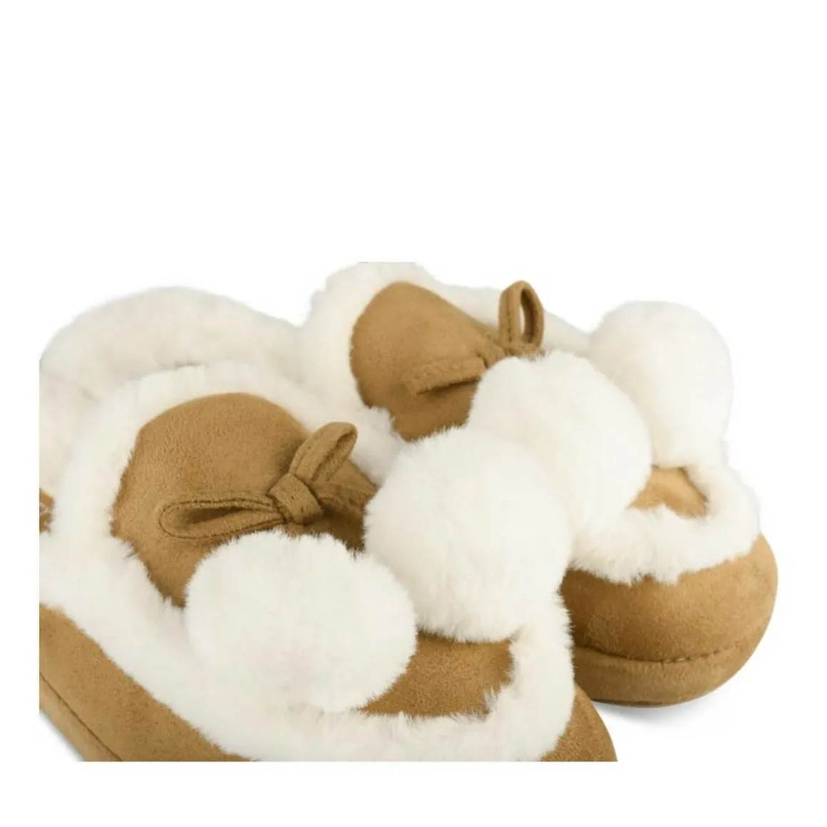 Pantoffels KASTANJEBRUIN