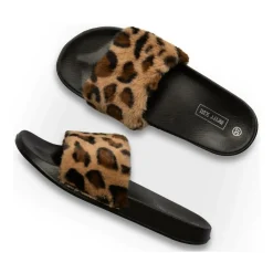 Pantoffels KASTANJEBRUIN