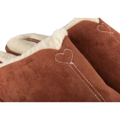 Pantoffels KASTANJEBRUIN