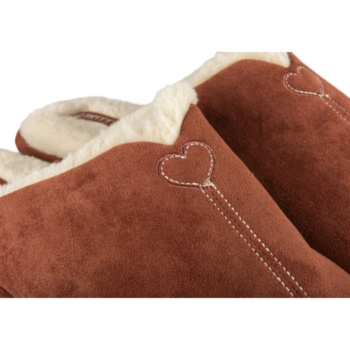 Pantoffels KASTANJEBRUIN