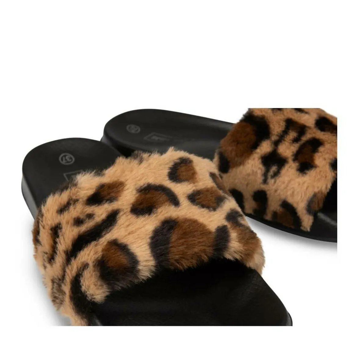 Pantoffels KASTANJEBRUIN