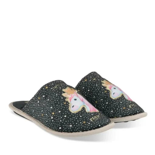 Pantoffels ZWART