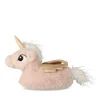 Pluche pantoffels eenhoorn ROZE MERRY SCOTT