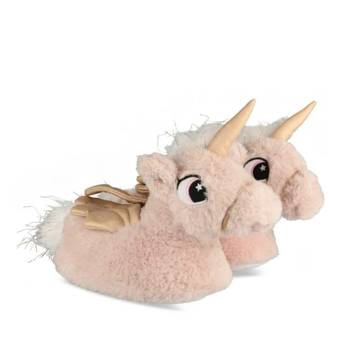 Pluche pantoffels eenhoorn ROZE MERRY SCOTT