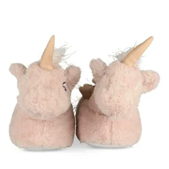 Pluche pantoffels eenhoorn ROZE MERRY SCOTT