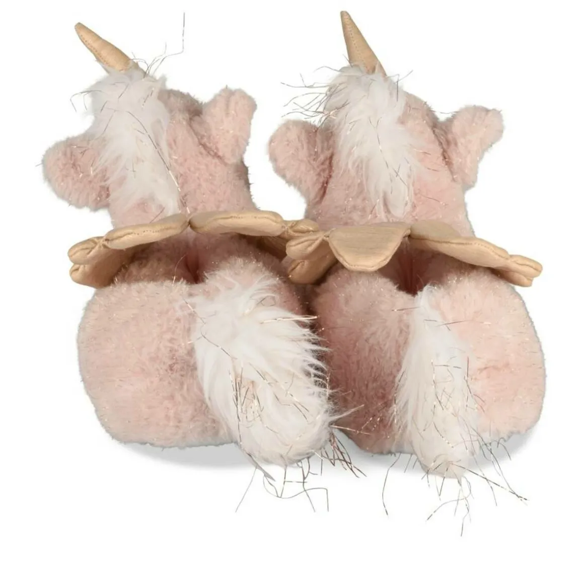 Pluche pantoffels eenhoorn ROZE MERRY SCOTT