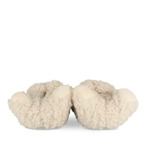 Pluche pantoffels teddybeer BEIGE MERRY SCOTT