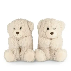 Pluche pantoffels teddybeer BEIGE MERRY SCOTT