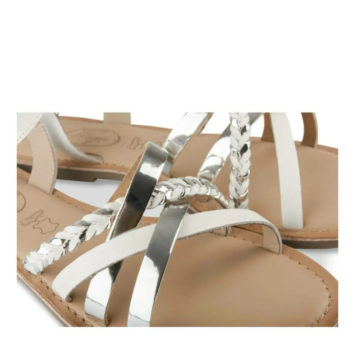 Sandalen WIT