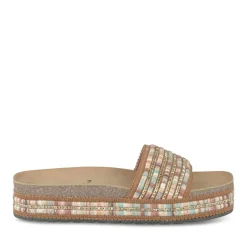 Slippers KASTANJEBRUIN