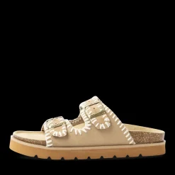 Slippers KASTANJEBRUIN