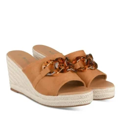 Slippers KASTANJEBRUIN