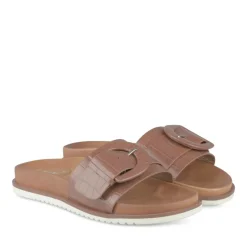 Slippers KASTANJEBRUIN
