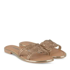 Slippers KASTANJEBRUIN