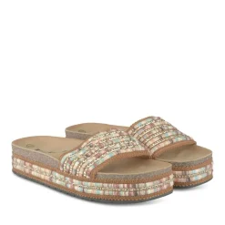 Slippers KASTANJEBRUIN