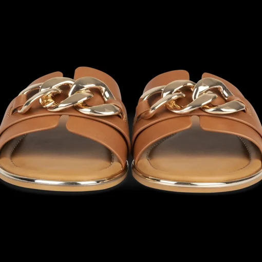 Slippers KASTANJEBRUIN