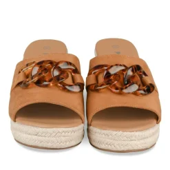 Slippers KASTANJEBRUIN