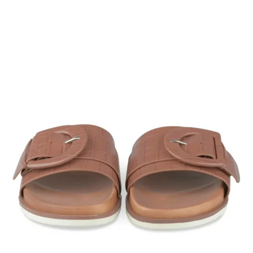 Slippers KASTANJEBRUIN