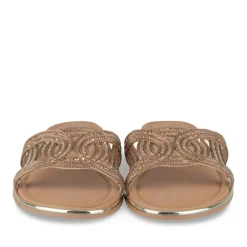 Slippers KASTANJEBRUIN