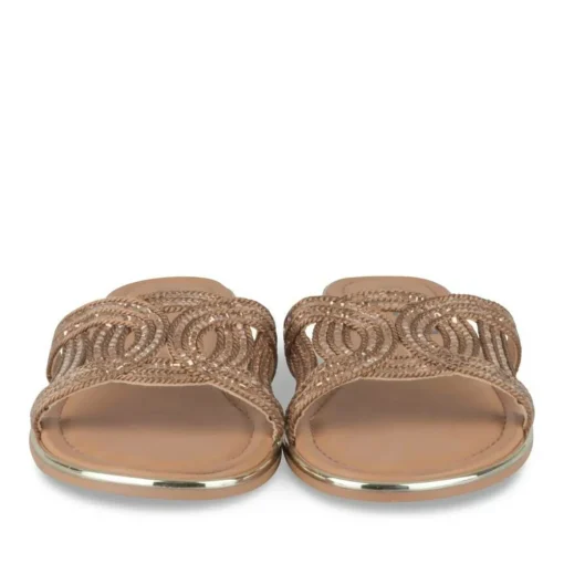 Slippers KASTANJEBRUIN