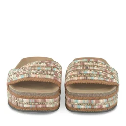 Slippers KASTANJEBRUIN