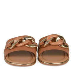 Slippers KASTANJEBRUIN