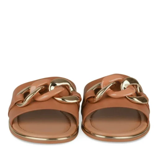 Slippers KASTANJEBRUIN