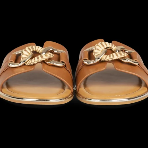 Slippers KASTANJEBRUIN