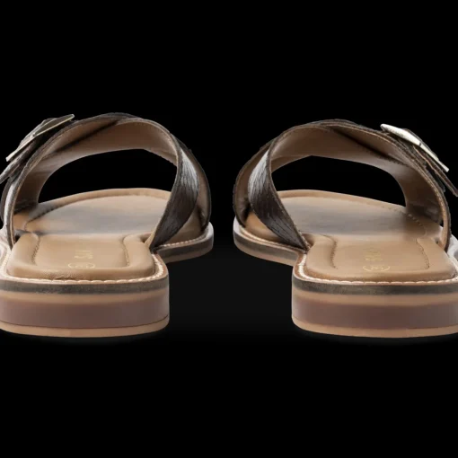 Slippers KASTANJEBRUIN