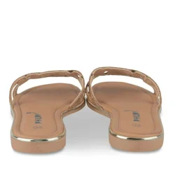 Slippers KASTANJEBRUIN