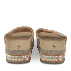 Slippers KASTANJEBRUIN