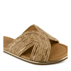 Slippers KASTANJEBRUIN