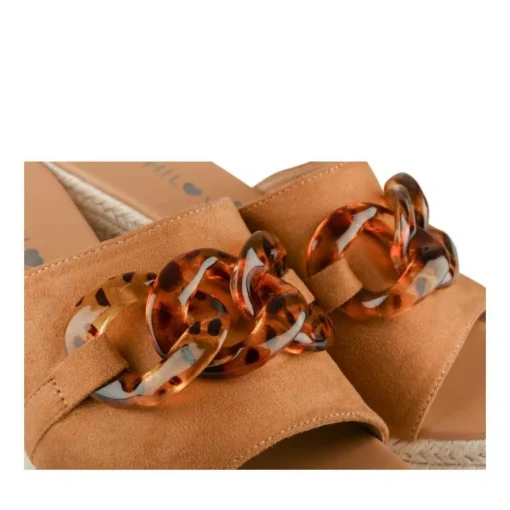 Slippers KASTANJEBRUIN
