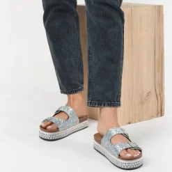 Slippers ZILVER